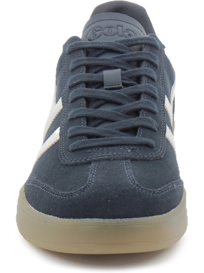 Baskets en cuir et suede gola Bleu - Kiabi