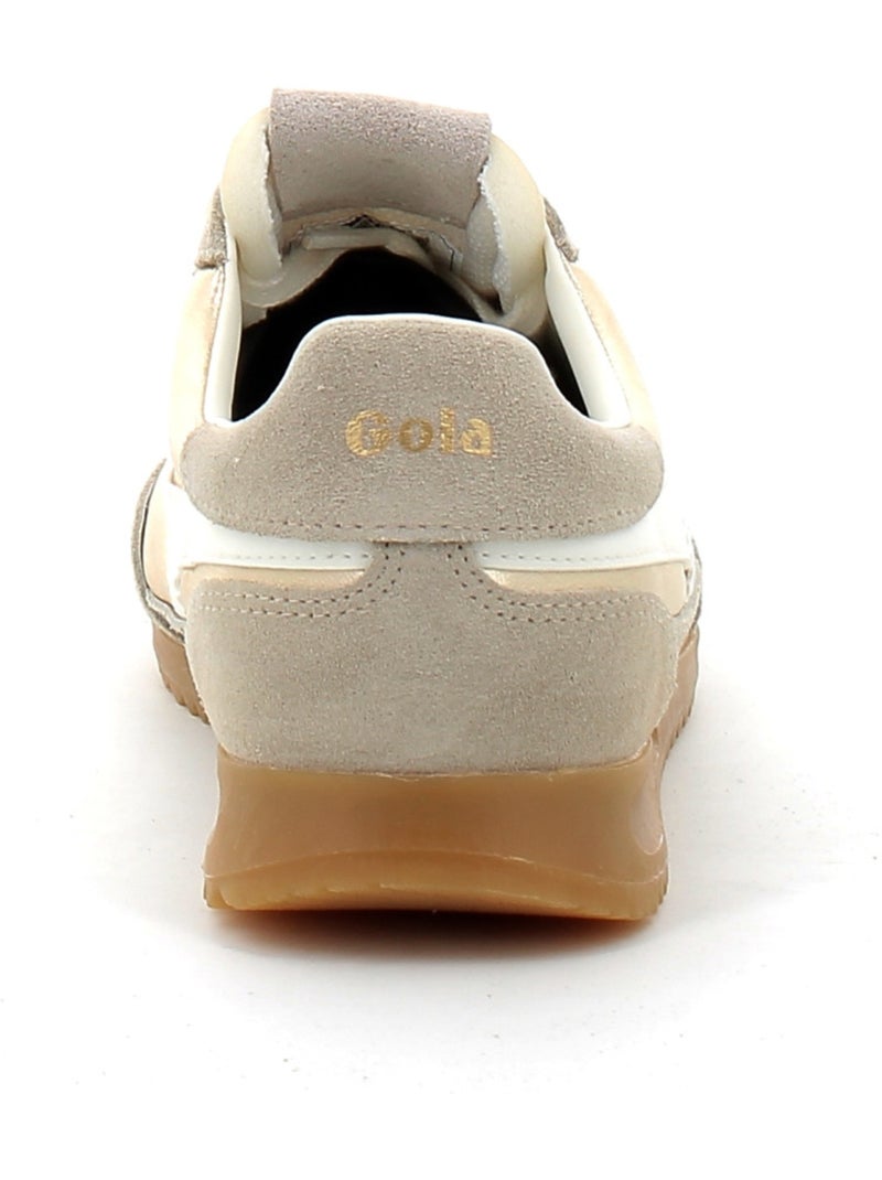 Baskets en Cuir et Suede Gola Doré/or - Kiabi