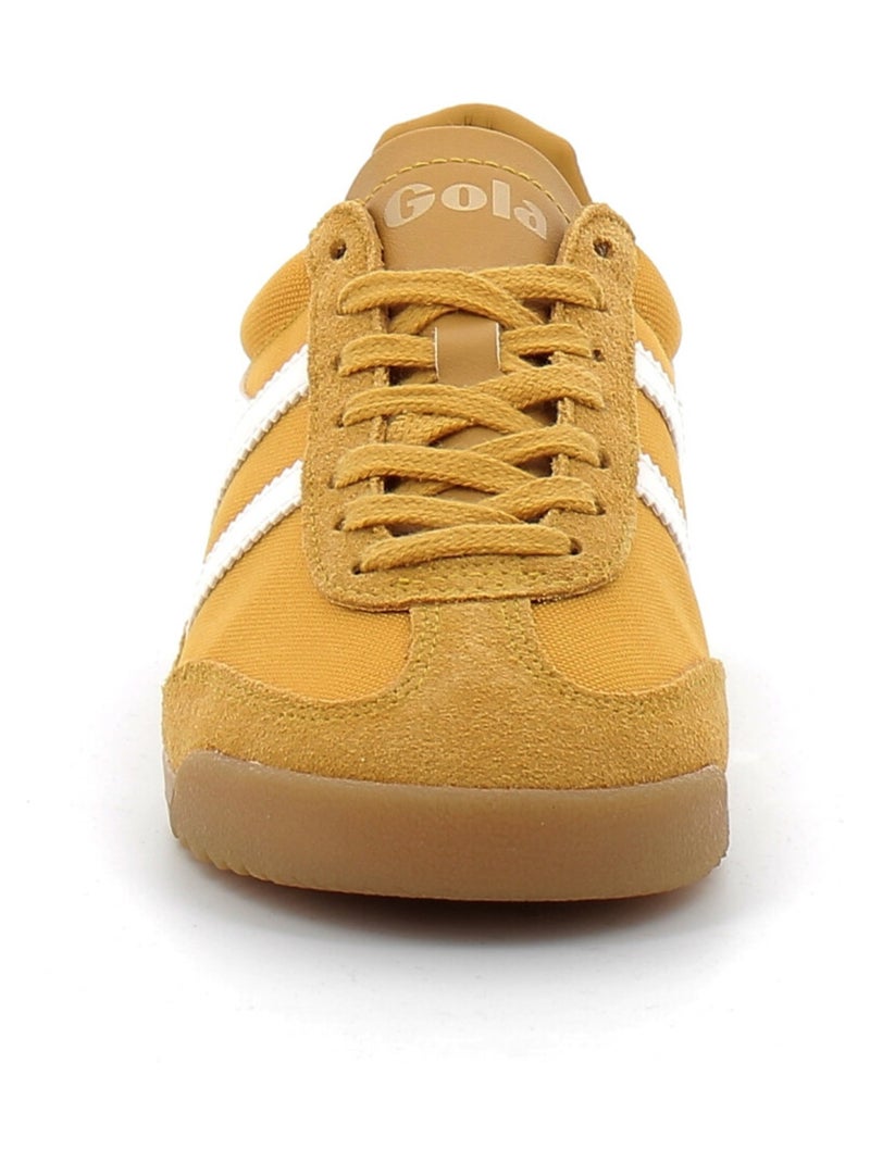 Baskets en Cuir et Suede Gola Jaune - Kiabi