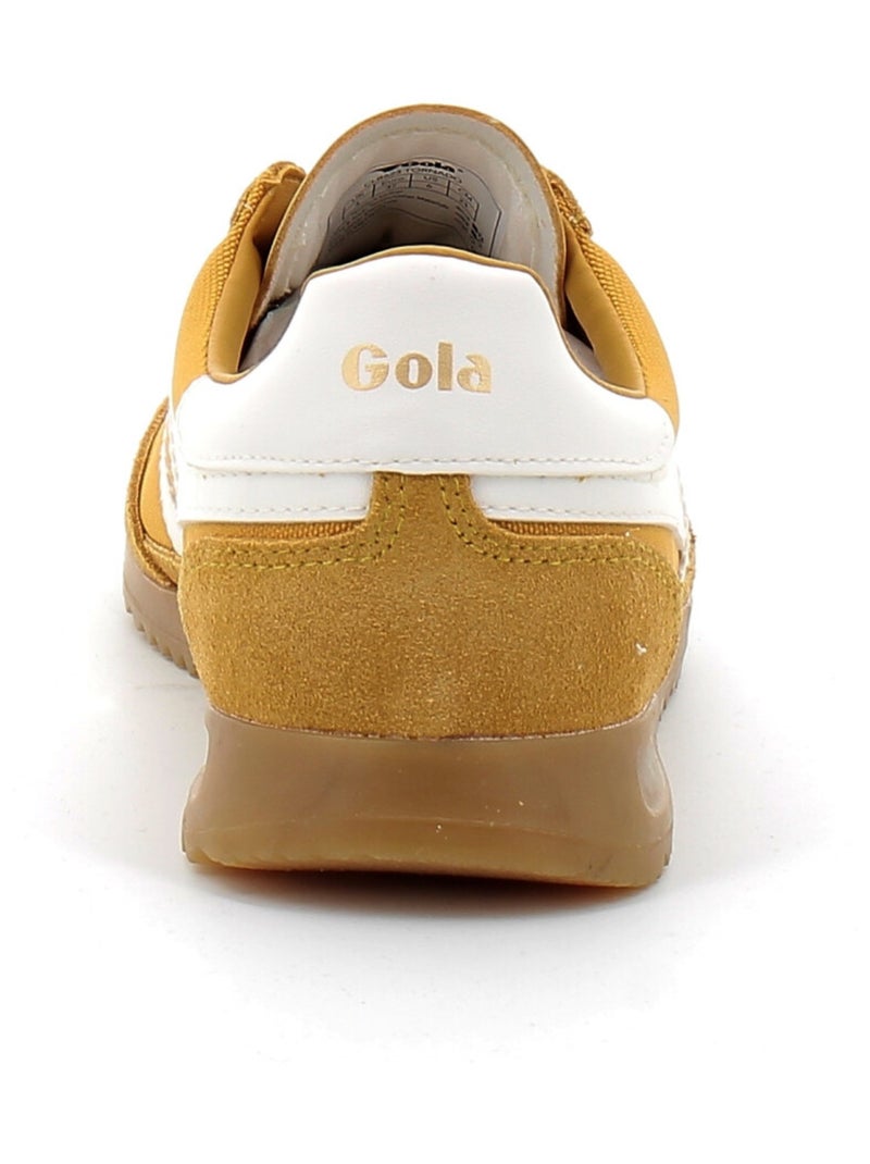 Baskets en Cuir et Suede Gola Jaune - Kiabi