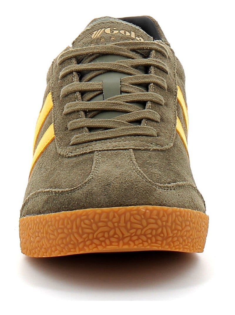 Baskets en Cuir et Suede Gola Kaki - Kiabi