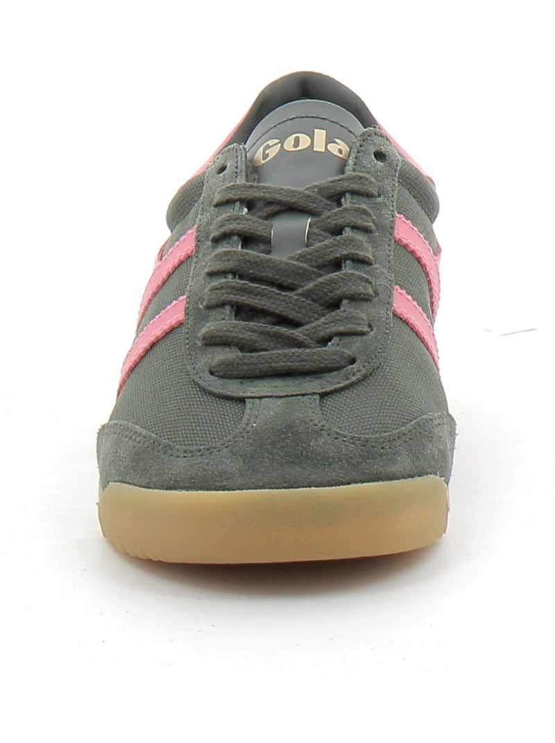 Baskets en Cuir et Suede Gola Kaki - Kiabi