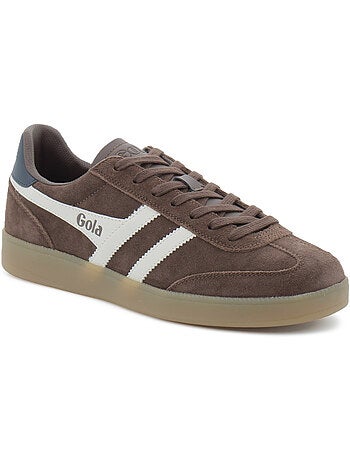 Baskets en cuir et suede gola