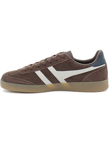 Baskets en cuir et suede gola