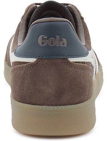 Baskets en cuir et suede gola