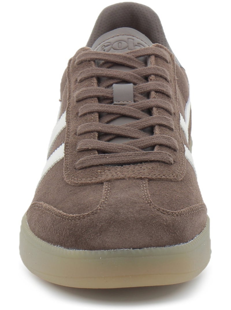 Baskets en cuir et suede gola Marron - Kiabi