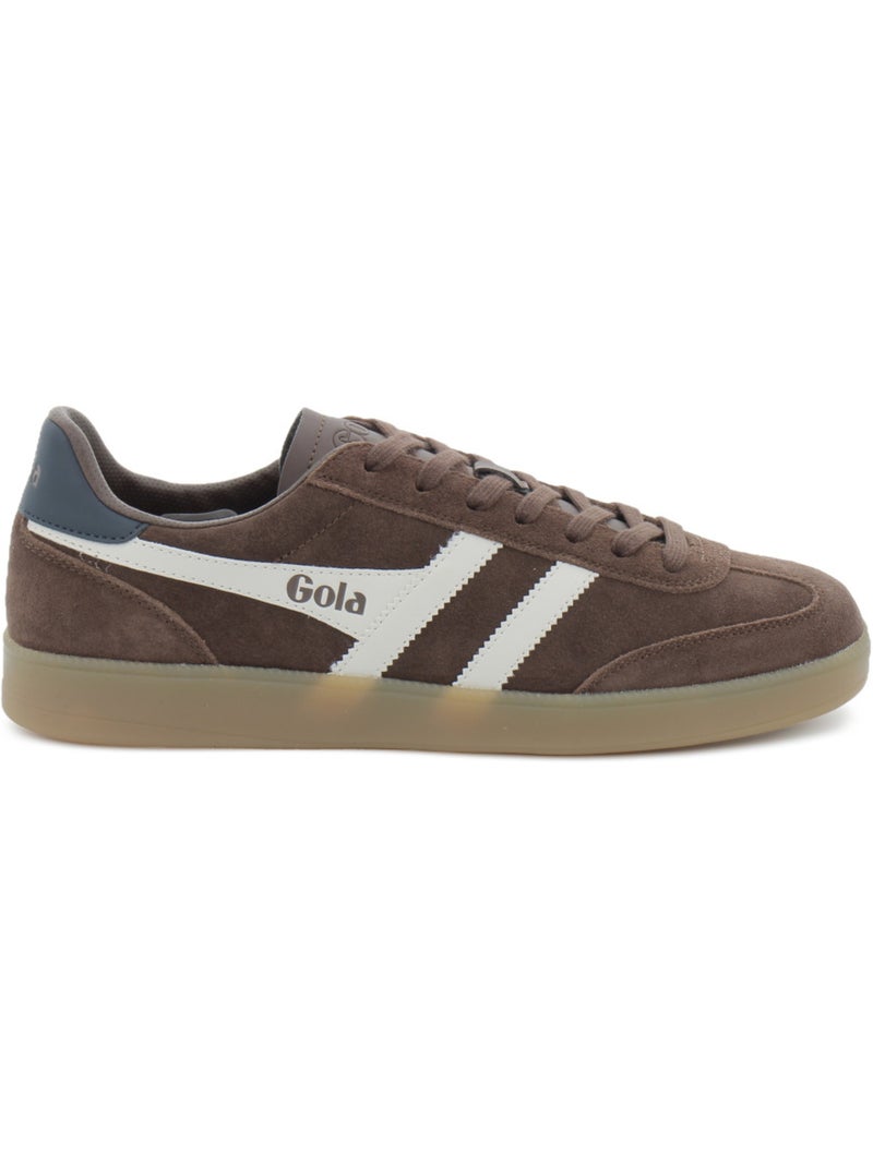 Baskets en cuir et suede gola Marron - Kiabi