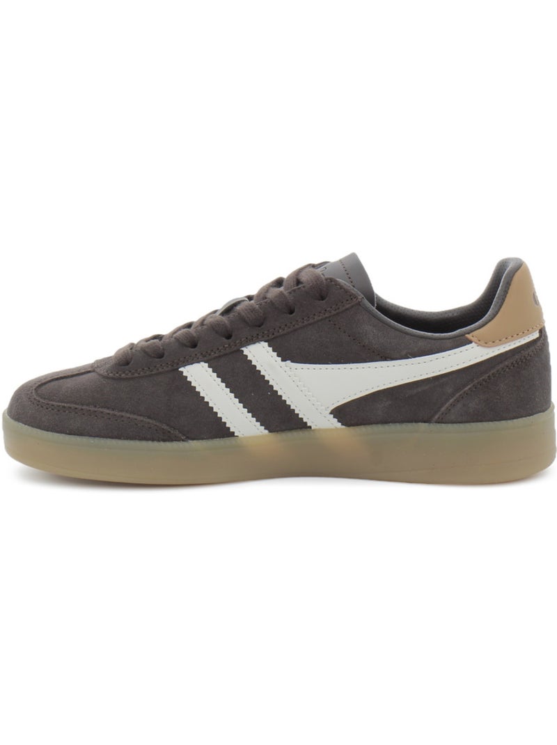 Baskets en cuir et suede gola Marron - Kiabi