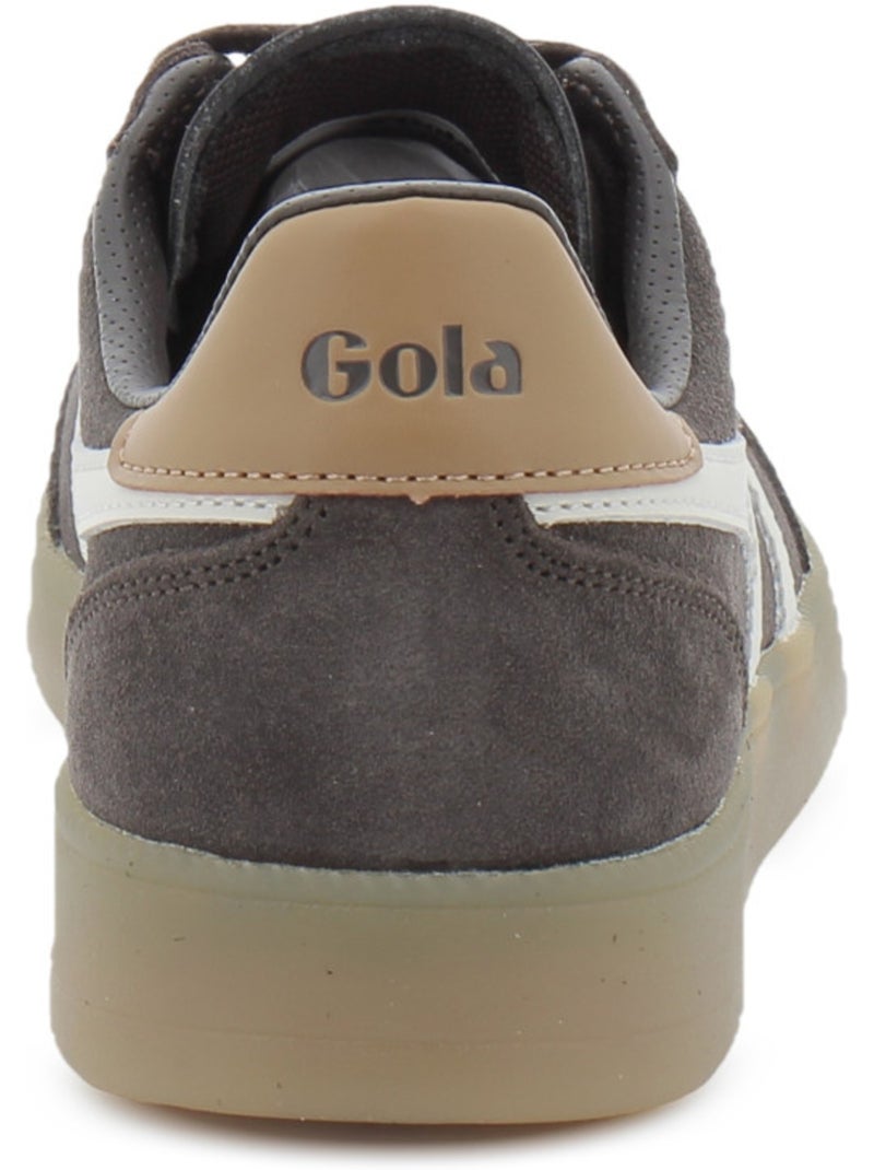 Baskets en cuir et suede gola Marron - Kiabi