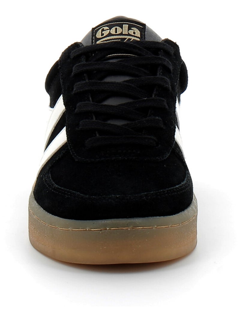 Baskets en Cuir et Suede Gola Noir - Kiabi