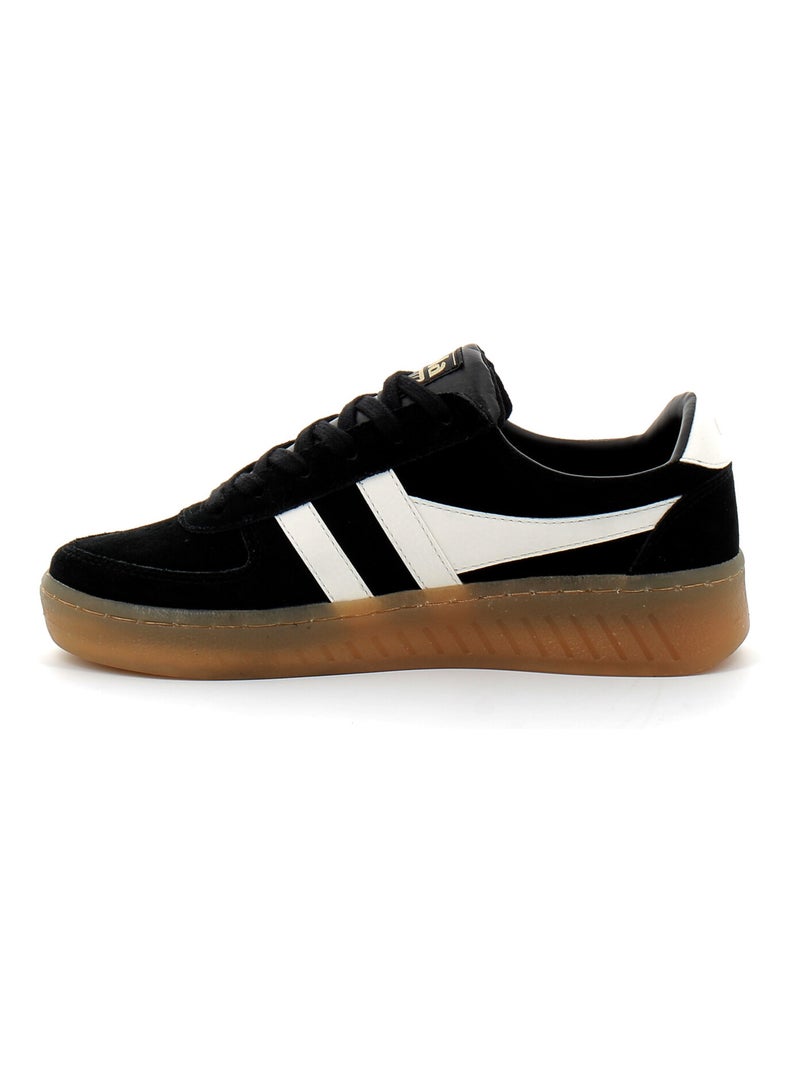 Baskets en Cuir et Suede Gola Noir - Kiabi