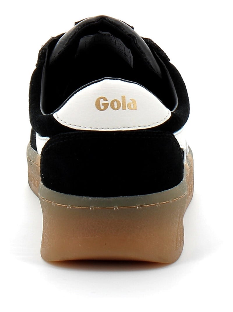 Baskets en Cuir et Suede Gola Noir - Kiabi