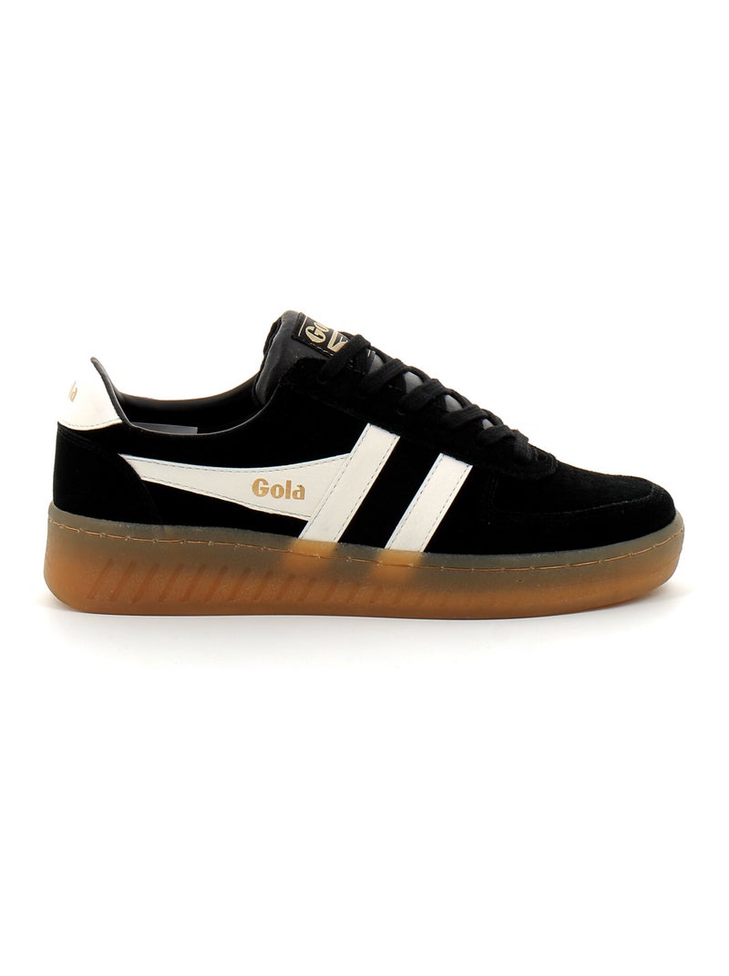 Baskets en Cuir et Suede Gola Noir - Kiabi