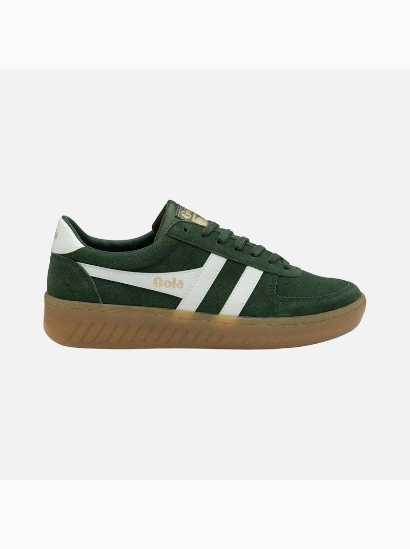 Baskets en Cuir et Suede Gola Vert - Kiabi