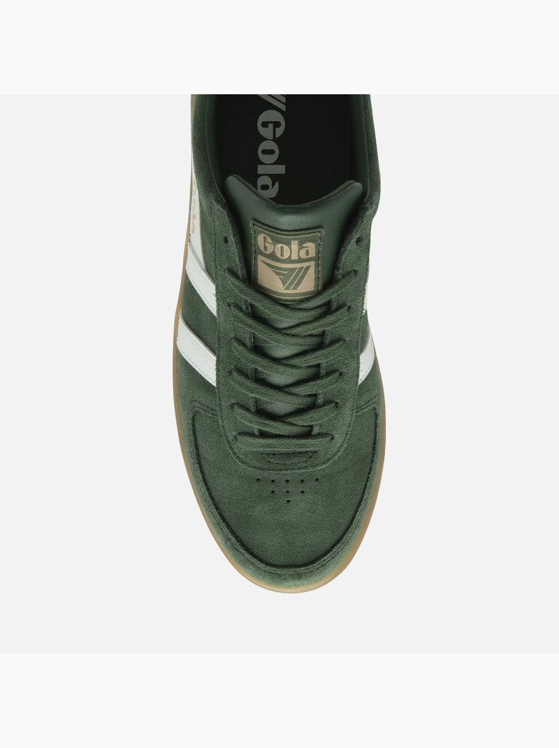 Baskets en Cuir et Suede Gola Vert - Kiabi