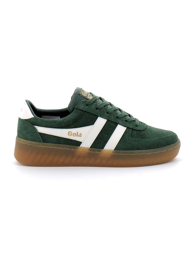 Baskets en Cuir et Suede Gola Vert - Kiabi
