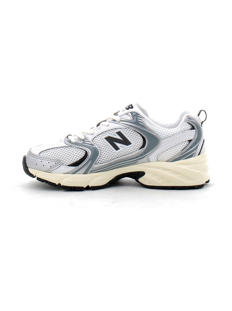 Baskets en Cuir et Suede new Balance Argent - Kiabi