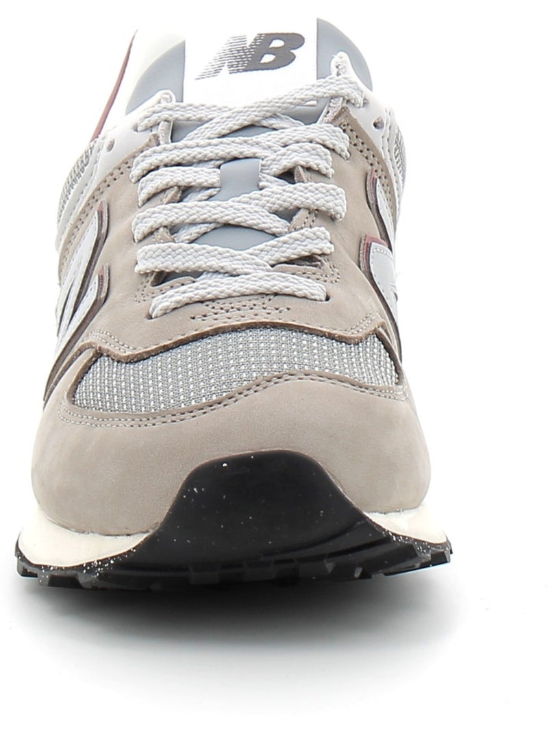 Baskets en Cuir et Suede new Balance Beige - Kiabi