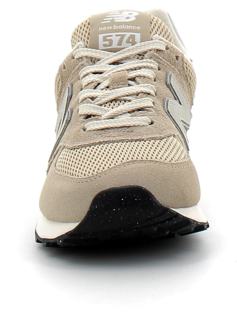 Baskets en Cuir et Suede new Balance Beige - Kiabi