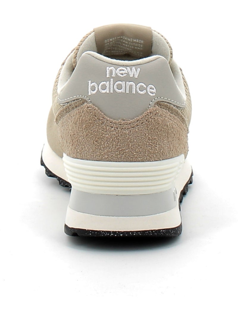 Baskets en Cuir et Suede new Balance Beige - Kiabi