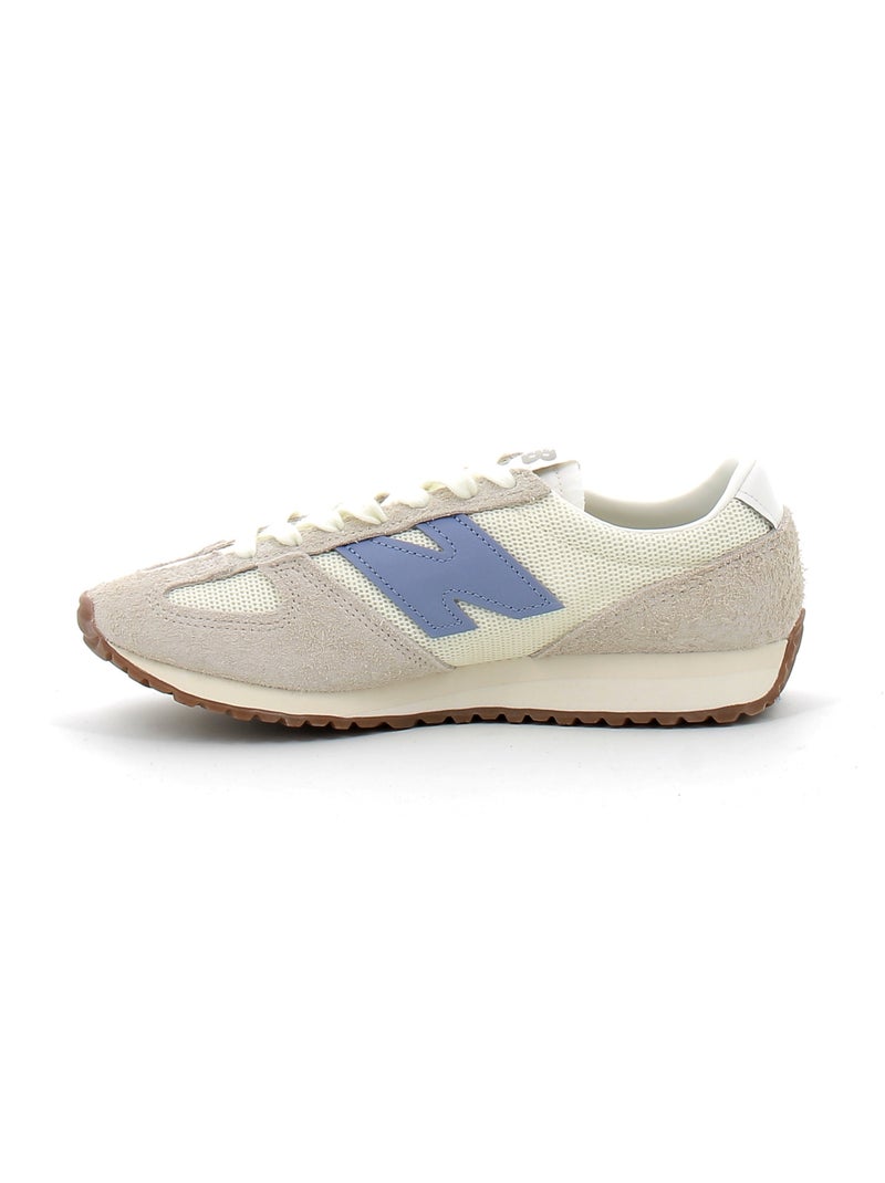 Baskets en Cuir et Suede new Balance Beige - Kiabi