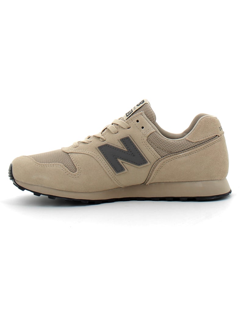 Baskets en Cuir et Suede new Balance Beige - Kiabi