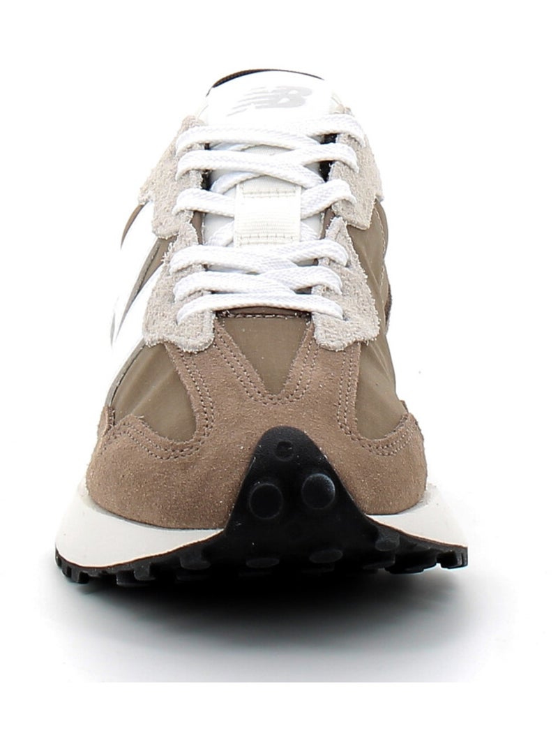 Baskets en Cuir et Suede new Balance Blanc - Kiabi