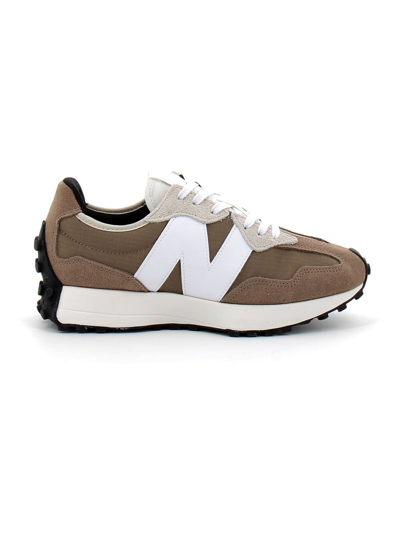 Baskets en Cuir et Suede new Balance Blanc - Kiabi