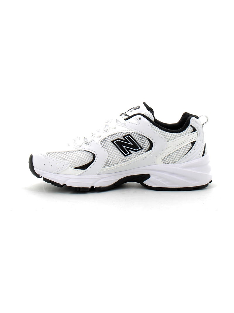 Baskets en Cuir et Suede new Balance Blanc - Kiabi
