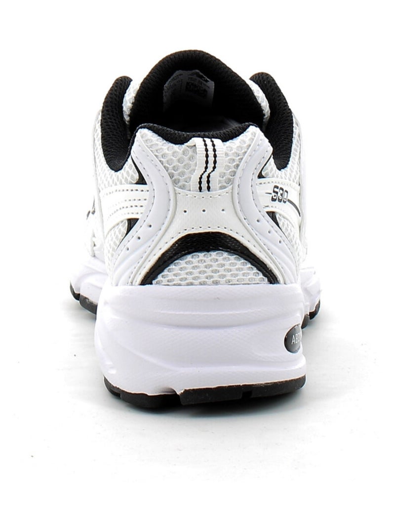 Baskets en Cuir et Suede new Balance Blanc - Kiabi