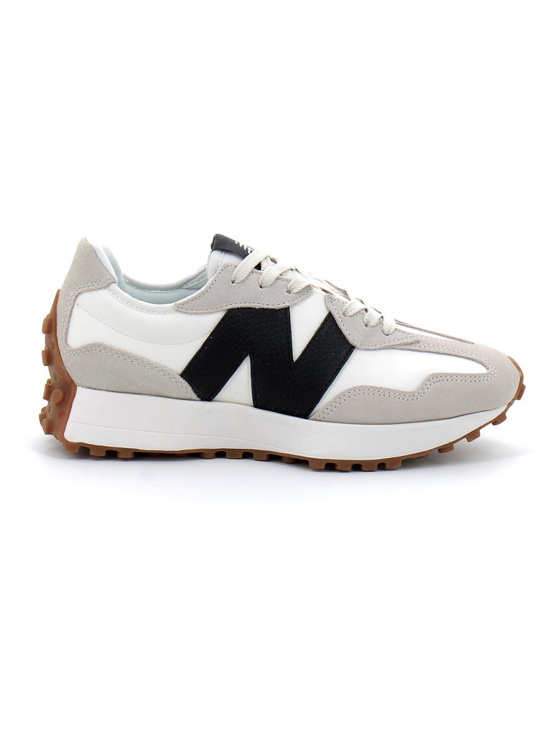 Baskets en Cuir et Suede new Balance Blanc - Kiabi