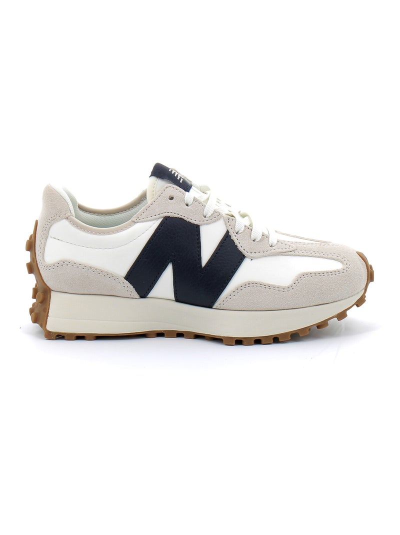 Baskets en Cuir et Suede new Balance Blanc - Kiabi
