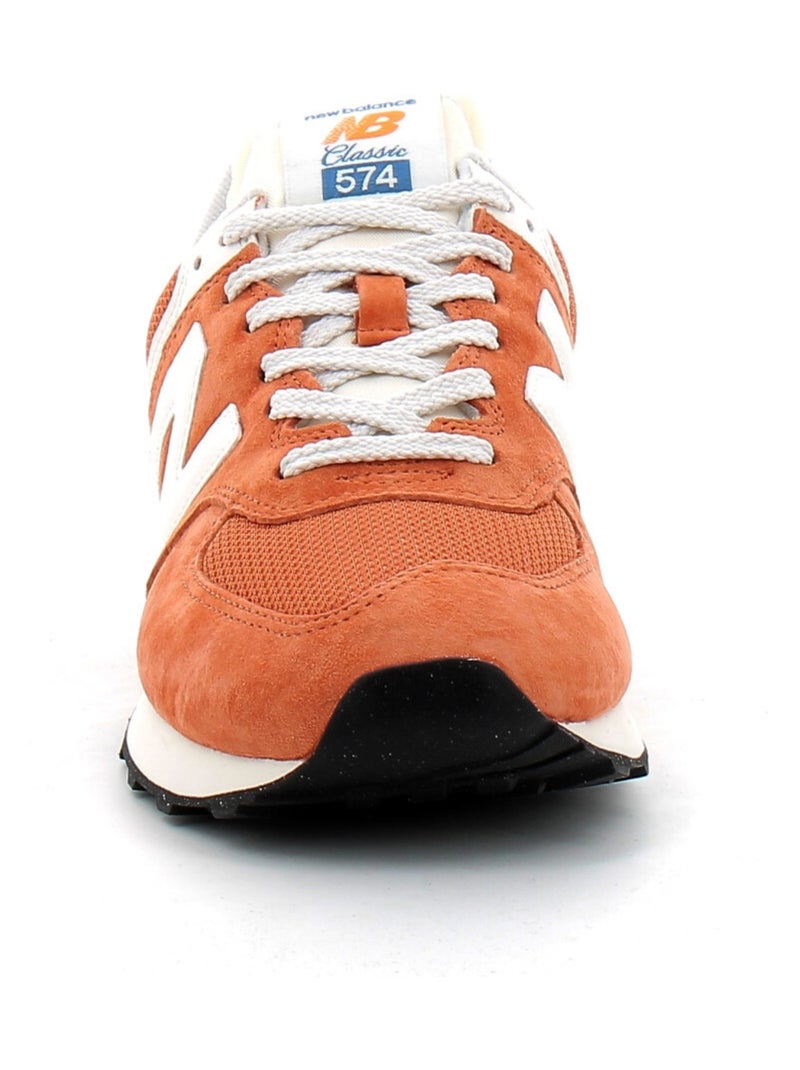 Baskets en Cuir et Suede new Balance Blanc - Kiabi