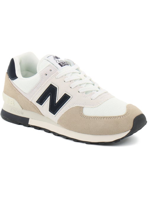 Baskets en cuir et suede new balance - Kiabi