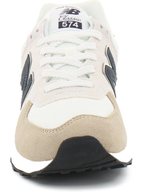 Baskets en cuir et suede new balance - Kiabi