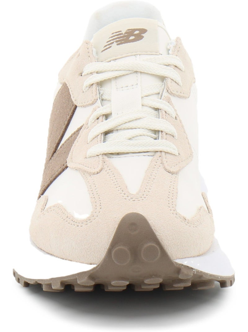 Baskets en cuir et suede new balance Blanc - Kiabi