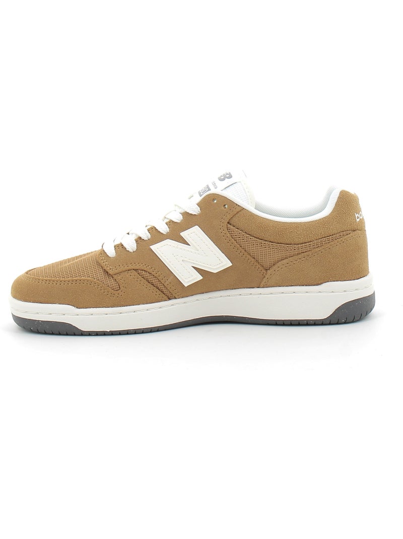 Baskets en Cuir et Suede new Balance Blanc - Kiabi