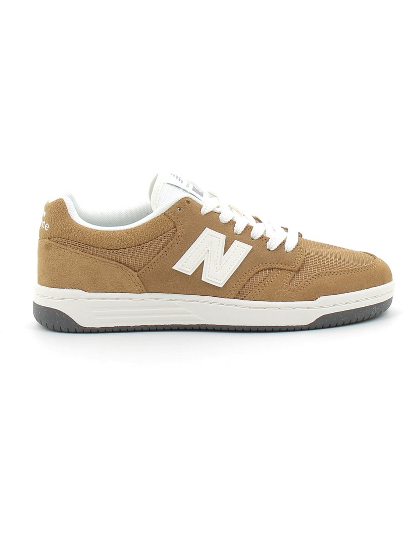 Baskets en Cuir et Suede new Balance Blanc - Kiabi