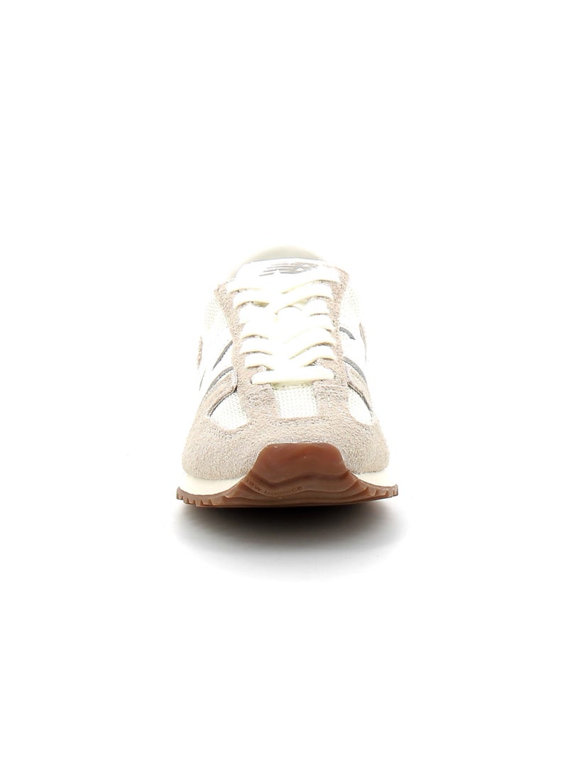 Baskets en Cuir et Suede new Balance Blanc - Kiabi