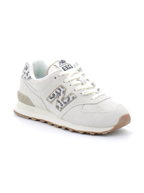 Baskets en Cuir et Suede new Balance - Kiabi