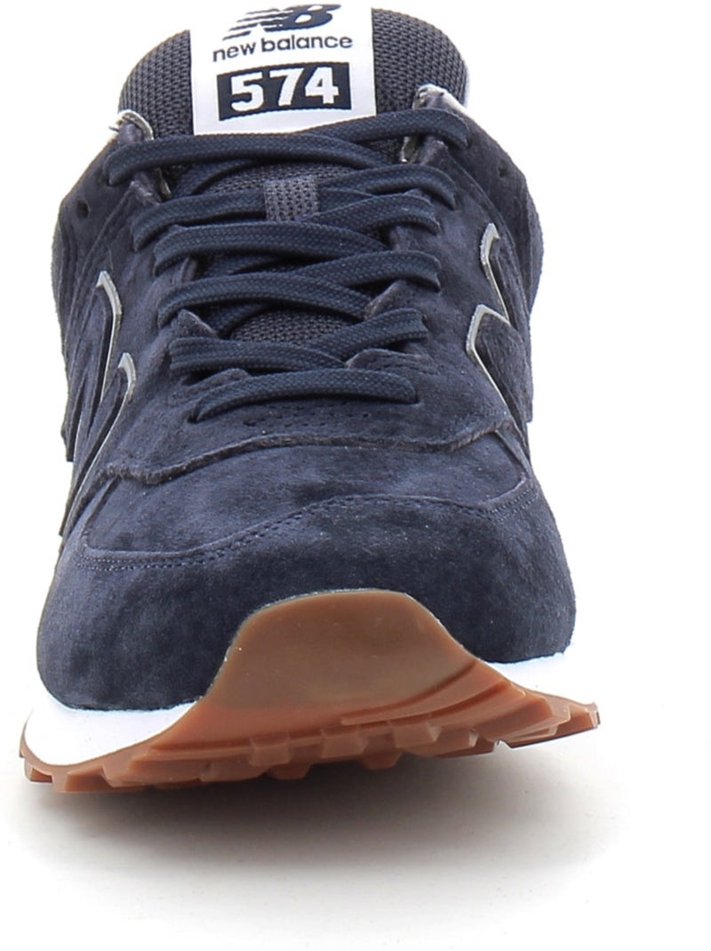 Baskets en Cuir et Suede new Balance Bleu - Kiabi