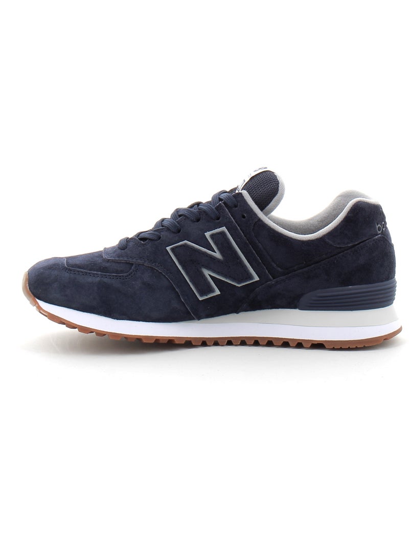 Baskets en Cuir et Suede new Balance Bleu - Kiabi
