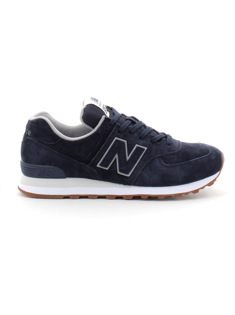 Baskets en Cuir et Suede new Balance Bleu - Kiabi