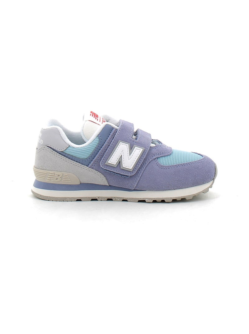 Baskets en Cuir et Suede new Balance Bleu - Kiabi