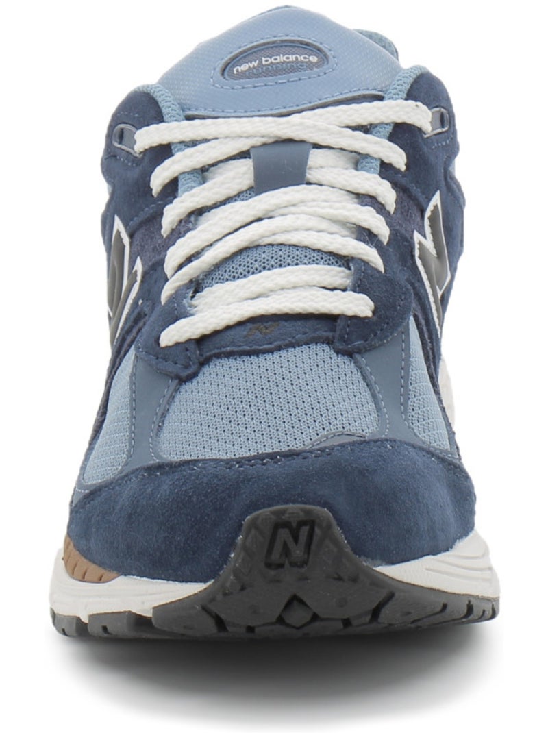 Baskets en cuir et suede new balance Bleu - Kiabi