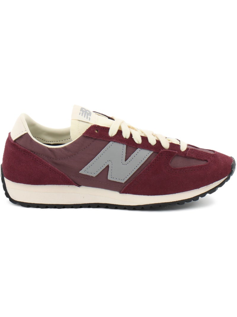 Baskets en cuir et suede new balance Bordeaux - Kiabi