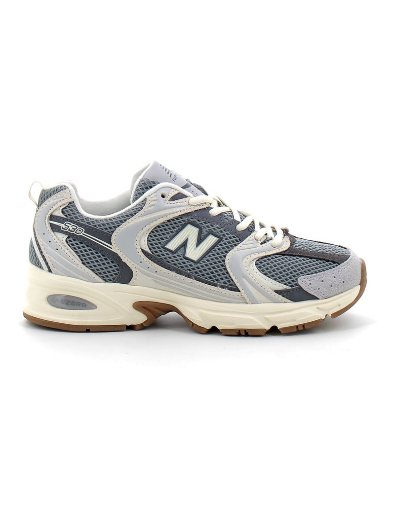 Baskets en Cuir et Suede new Balance Gris - Kiabi