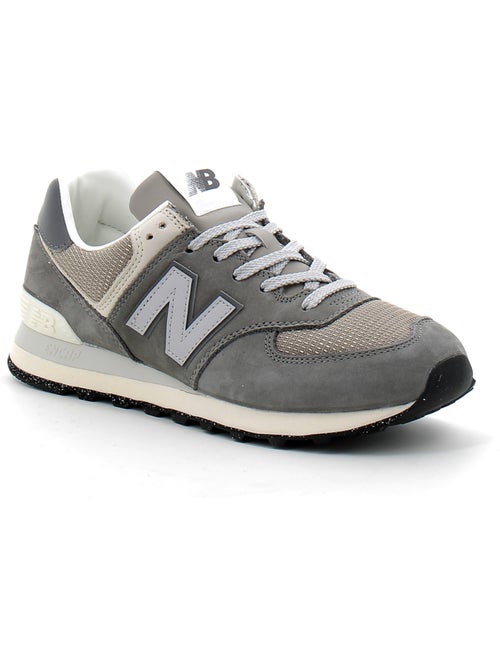 Baskets en Cuir et Suede new Balance - Kiabi