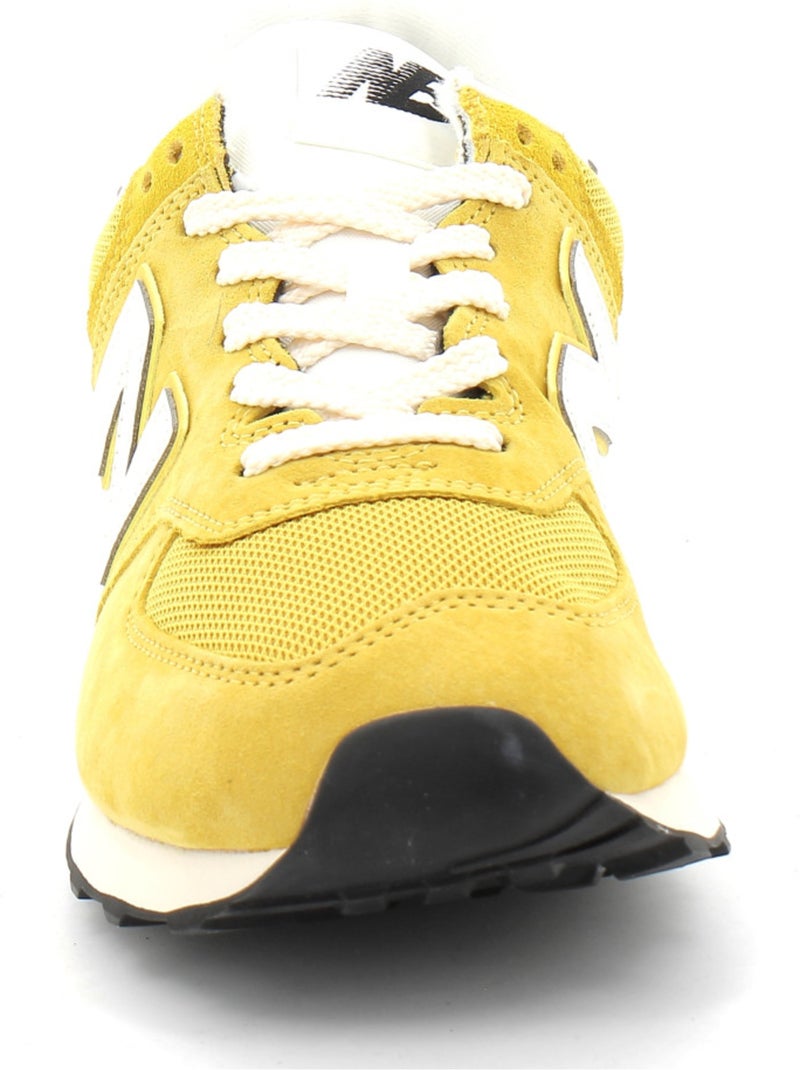 Baskets en Cuir et Suede new Balance Jaune - Kiabi