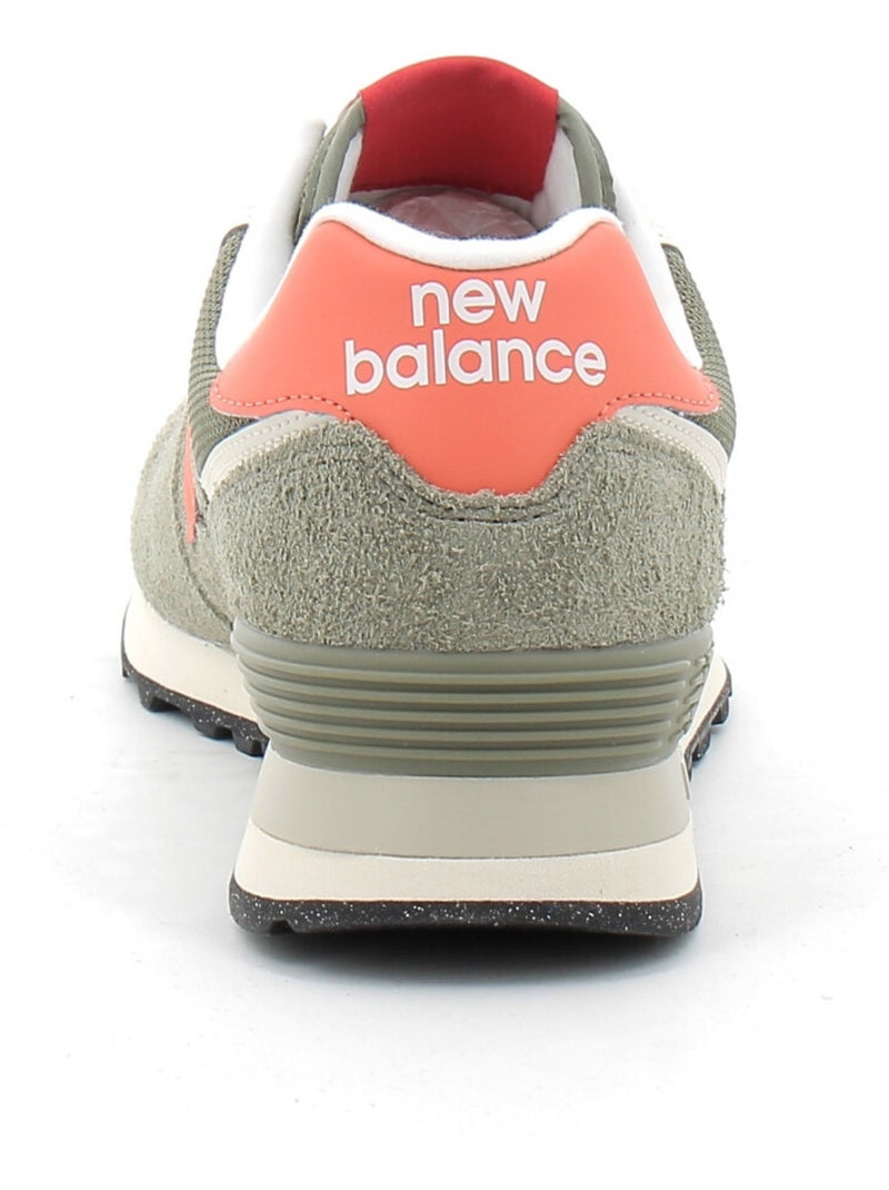 Baskets en Cuir et Suede new Balance Kaki - Kiabi